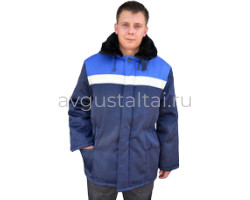 Куртка ЗАЩИТА утепленная, синяя