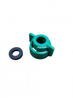 Гайка байонетная Licheng зелёная круглая (Китай)