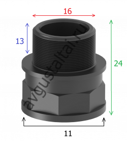 Переходник G3/8*G1/4