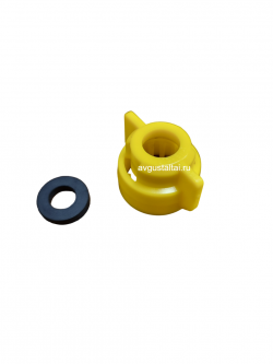 Гайка байонетная Licheng жёлтая круглая (Китай)