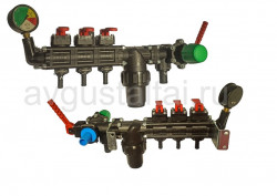 3-х секц-й ручной регулятор давления с фильтром, манометром