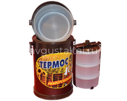 Термос судковый, 4-хемк-й,пластмас.,индивидуальный