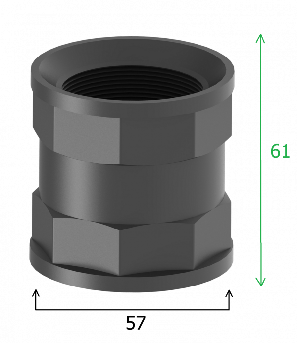 Муфта G2" F Турция