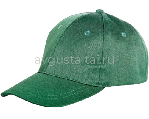 Кепка-жокейка зеленая