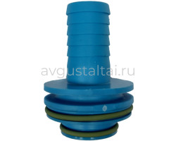 Фитинг сливной с прокладкой d.25